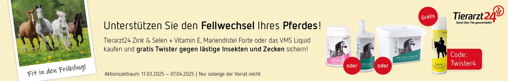 Tierarzt24 Stoffwechsel Pferd+Twister